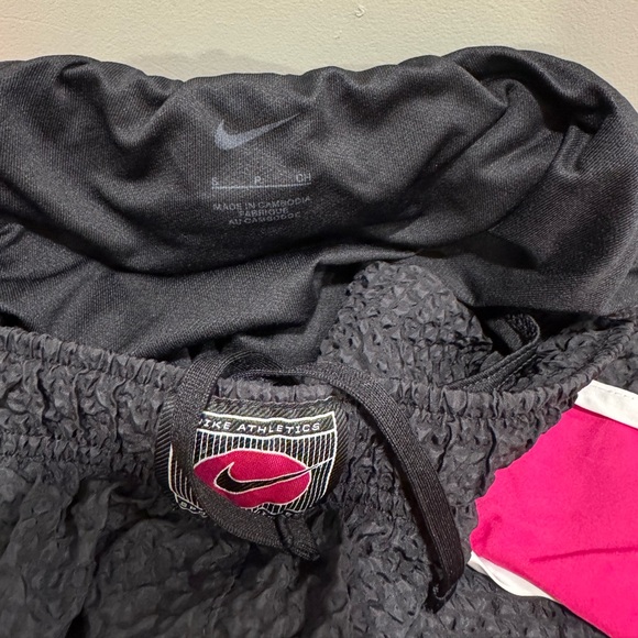 Nike Women's Tempo Dri-Fit Black and Pink Shorts - Picture 5 of 5